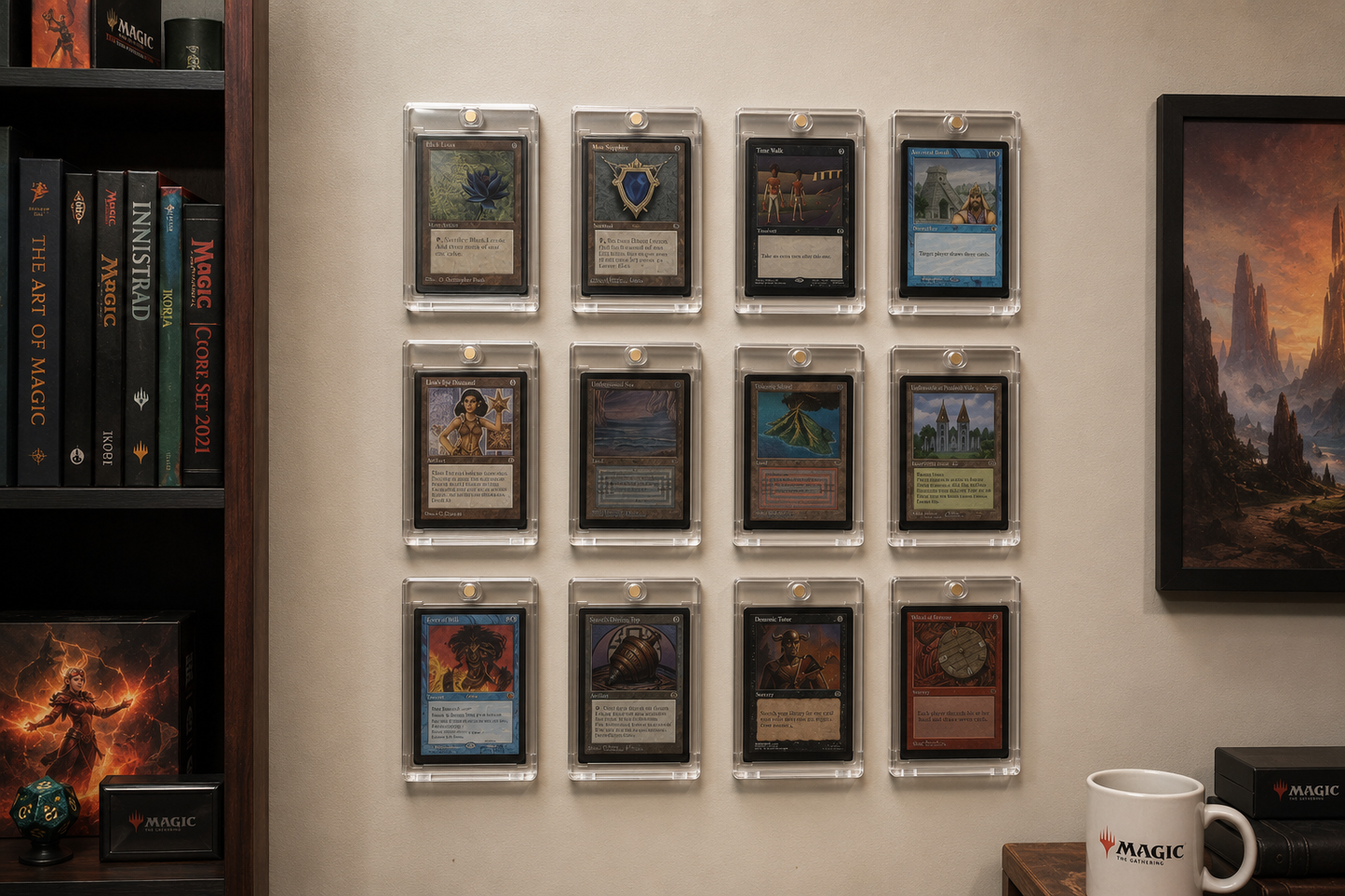 FlexDisplay MTG Collector Wall System (12 Displays)