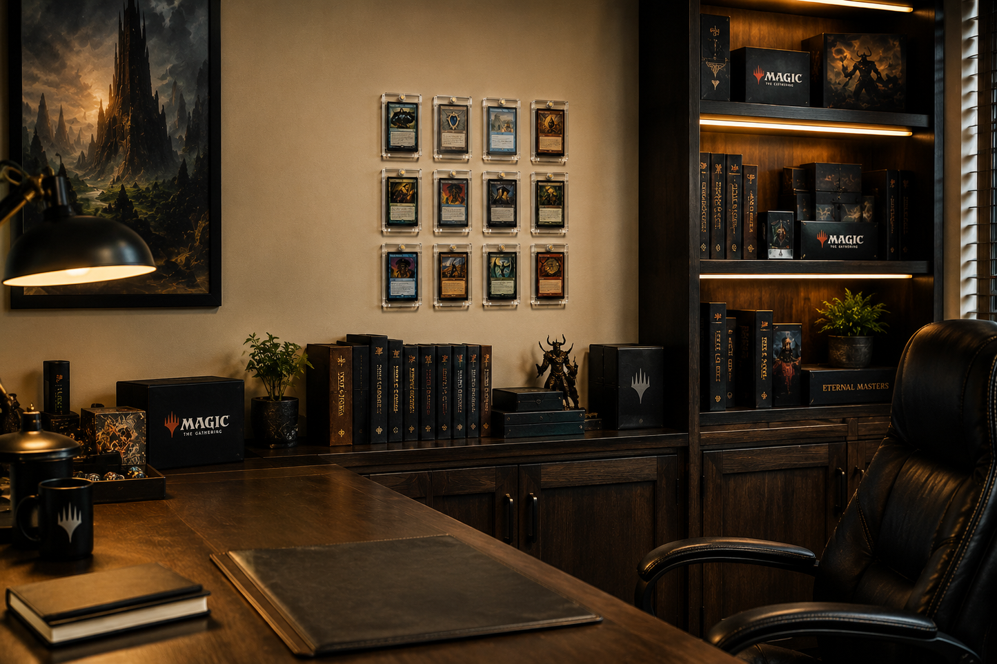 FlexDisplay Magic: The Gathering Card Display System (4 Displays)