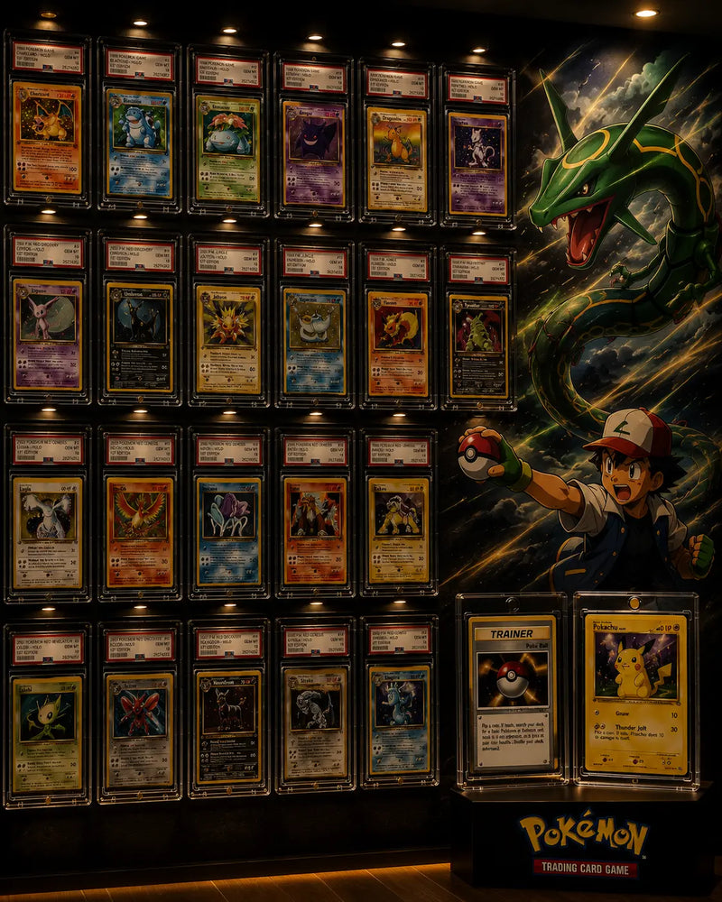 an image that represents How to Create a Pokémon Card Wall Display Without Wall Damage