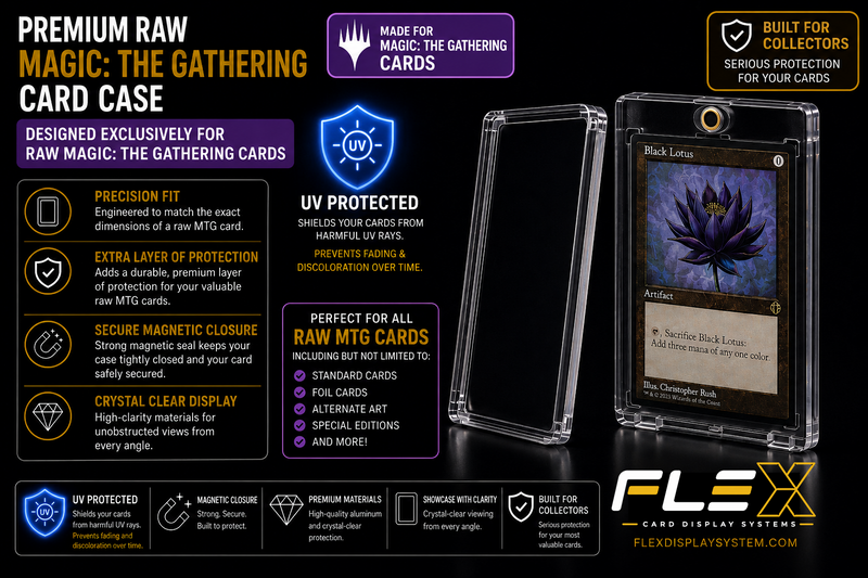 FlexDisplay Magic: The Gathering Card Display System (4 Displays)