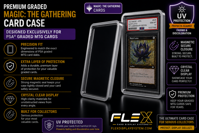 FlexDisplay Graded MTG Card Display System (6 Displays)