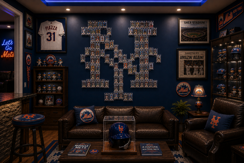Sports Card Display Wall